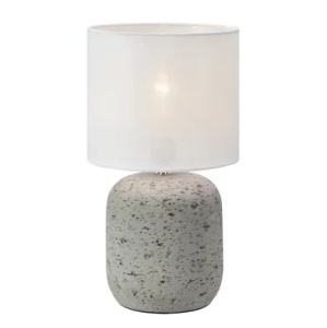 Veioza alb antic/gri din ciment 33 cm Montagna Markslojd