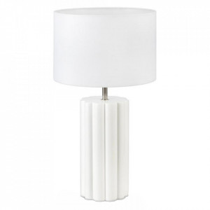 Veioza alba din ceramica 44 cm Column Markslojd