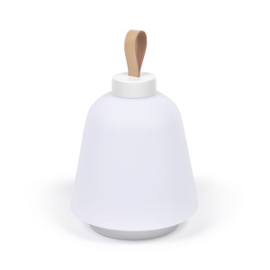 Veioza alba din metal 24 cm Uliana Kave Home