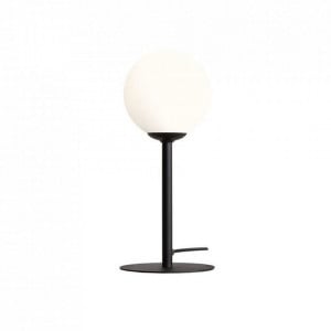 Veioza alba/neagra din sticla 35 cm Pinne Quiet Object