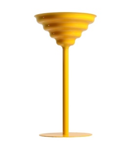 Veioza galbena din metal 56 cm Fala Aldex
