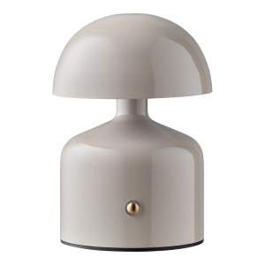 Veioza gri din metal 14 cm Aulla House Nordic