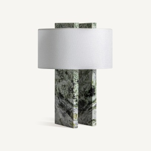 Veioza multicolora din marmura cu 2 becuri 50 cm Viridis Vical Home
