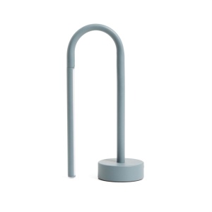 Veioza portabila albastra din metal 30 cm Bow Kave Home