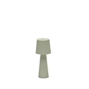 Veioza portabila turcoaz din metal cu USB 25 cm Arenys Kave Home