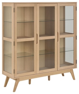 Vitrina maro din lemn 148 cm Marte Nine Actona Company