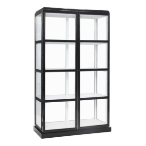 Vitrina neagra din lemn 187 cm Display Hubsch