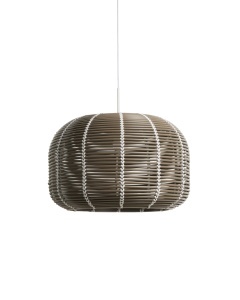 Abajur pentru exterior grej din metal Garoina Kave Home