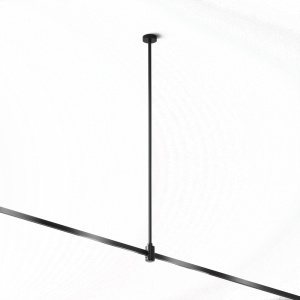 Accesoriu pentru sina negru din metal Flarity Ceiling Base Inlet Maytoni