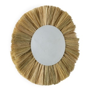 Aplica alb/maro din fibre naturale Sea Thai Natura