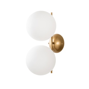 Aplica aurie din metal cu 2 becuri Luminar The Home Collection