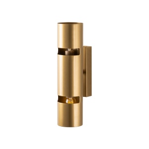 Aplica aurie din metal cu 2 becuri Luxora The Home Collection