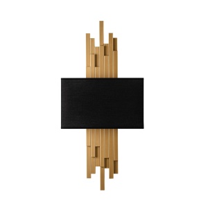Aplica aurie/neagra din metal cu 2 becuri Axis The Home Collection