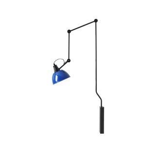 Aplica neagra/albastra din metal Aida Quiet Object