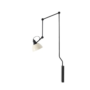 Aplica neagra/crem din metal Aida Aldex