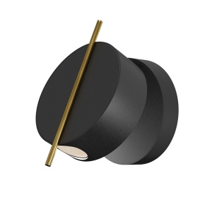 Aplica neagra din metal cu LED Nuance 2 Maytoni
