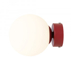 Aplica rosie/alba din sticla Ball S Quiet Object