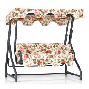 Banca suspendata exterior multicolora din metal 170 cm Morus The Home Collection