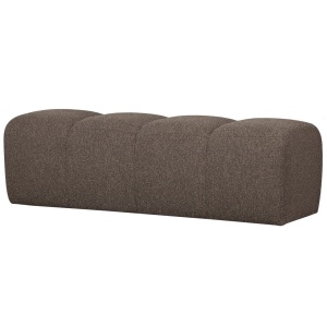 Bancheta din textil maro 160 cm Mojo Woood