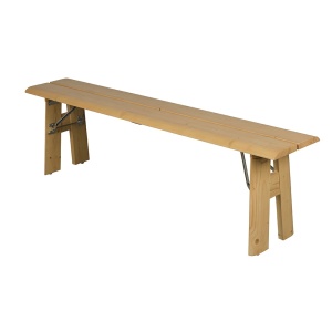 Bancheta exterior maro din lemn 170 cm Avenue Zuiver