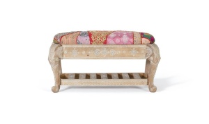 Bancheta multicolora din lemn 90 cm Pride Giner y Colomer