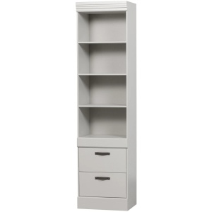 Biblioteca din lemn alb 215 cm Bold Woood