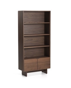 Biblioteca maro 190 cm Norlen Walnut Kave Home