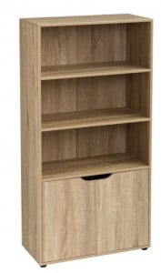 Biblioteca maro din MDF 119 cm Kristy The Home Collection