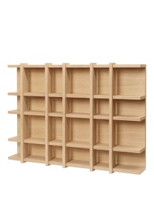 Biblioteca pentru perete maro deschis 87 cm Tilem Ferm Living