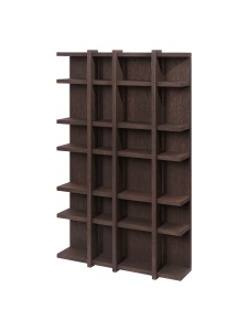 Biblioteca pentru perete maro inchis 82 cm Tilem Ferm Living
