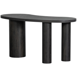 Birou din lemn negru 70x150 cm Maan Woood