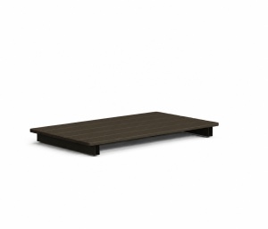 Blat pentru masa cafea verde din metal 53x91 cm Modular Kave Home