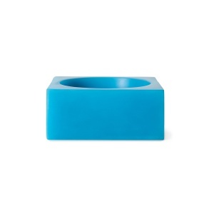 Bol decorativ albastru din fibre sintetice 12x12 cm Pop HK Living