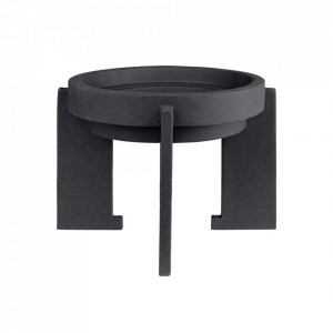 Bol decorativ negru din ceramica 34 cm Nyp Versmissen