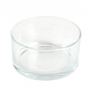 Bol decorativ transparent din sticla 11 cm Ikebana Esschert Design