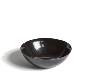 Bol maro inchis din ceramica 21 cm Aderno Kave Home