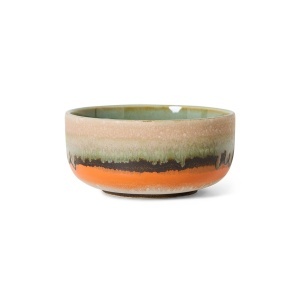 Bol pentru desert multicolor din ceramica 13 cm 70s Burst HKliving