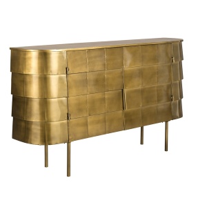 Bufet inferior auriu din metal 117 cm Hanna Dutchbone