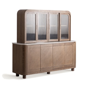 Bufet inferior maro din lemn 183 cm Douzy Vical Home