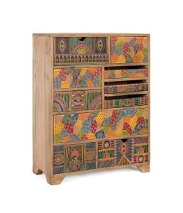 Bufet inferior multicolor din lemn 70 cm Floral Giner y Colomer