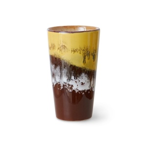 Cana multicolora din ceramica 300 ml 70s Creek HKliving