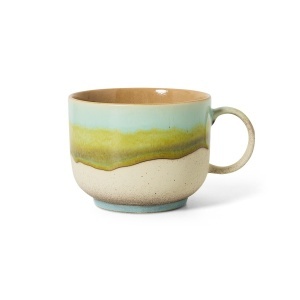 Cana multicolora din ceramica 425 ml 70s Glint HKliving