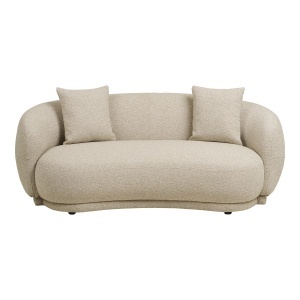 Canapea bej din textil 2,5 persoane Hawkes House Nordic