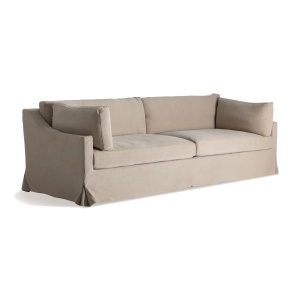 Canapea bej din textil pentru 4 persoane Monheurt Vical Home