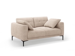 Canapea bej nisipiu din textil pentru 2 persoane Bemy Structural Micadoni