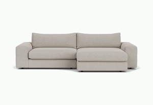 Canapea cu colt gri din textil 272 cm Lou Right Sydney -22 FEST