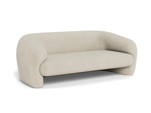 Canapea din textil bej pentru 2.5 persoane Brenham Quiet Object