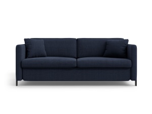 Canapea extensibila albastra din textil pentru 3 persoane Gloria Bjorn Micadoni