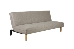Canapea extensibila gri din textil 183 cm Luz Quiet Object