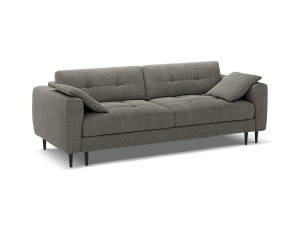 Canapea extensibila gri din textil pentru 3 persoane Bemy Sorella Micadoni